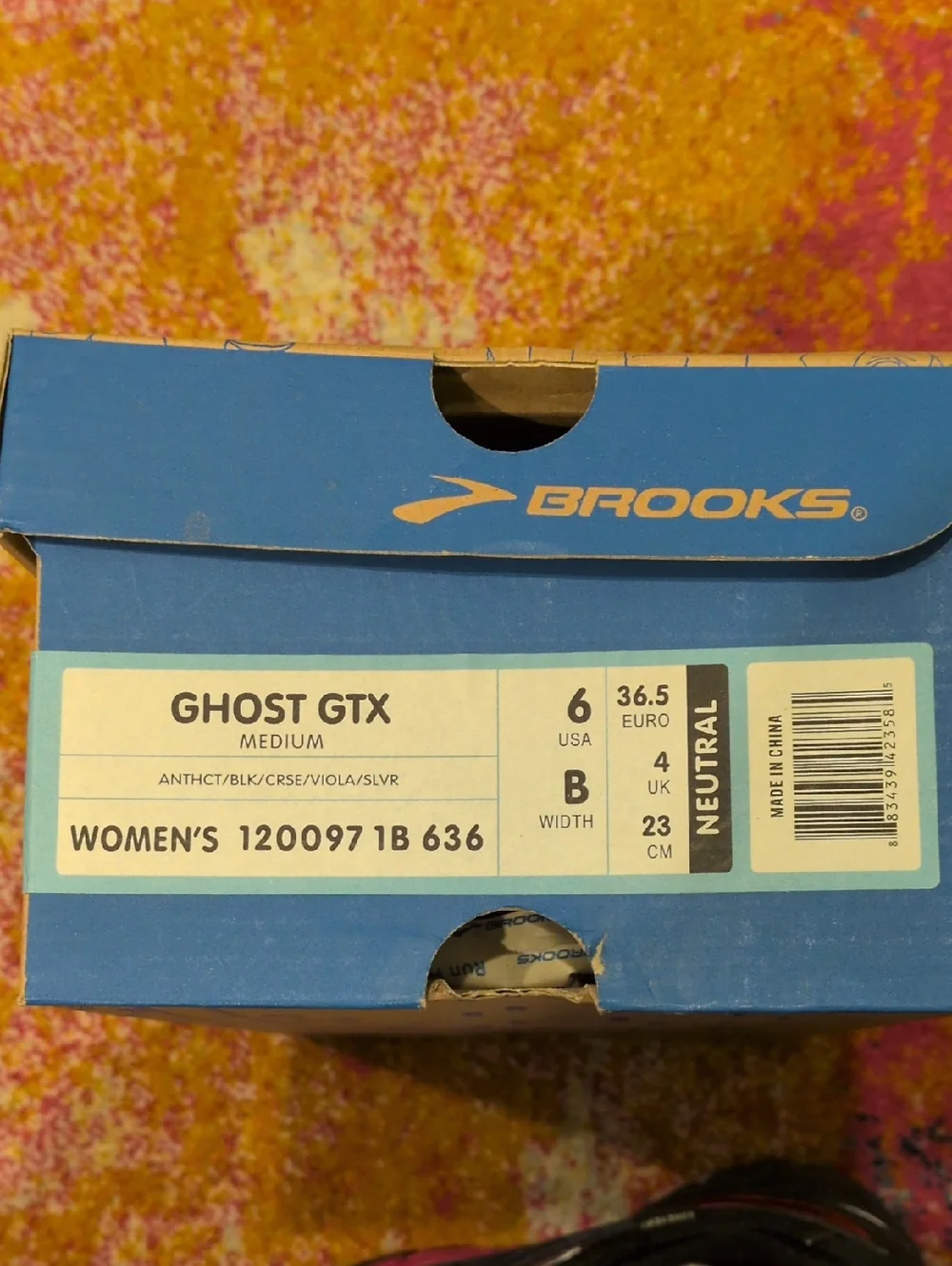 BROOKS Ghost GTX Neutral NIB (W6) - Picture 2 of 11